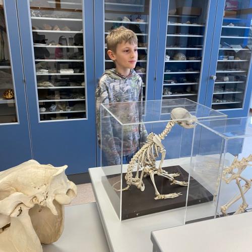 SchülerInnen im Biologieraum