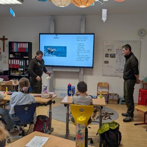 Präsentation des Jägers