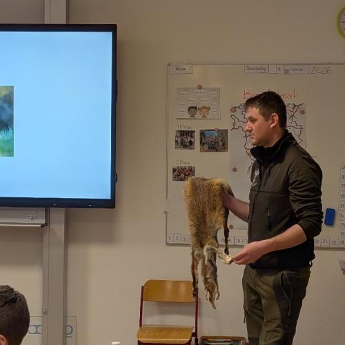 Präsentation des Jägers